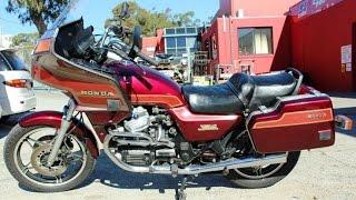 Honda GL700 Silver Wing exhaust sound and acceleration