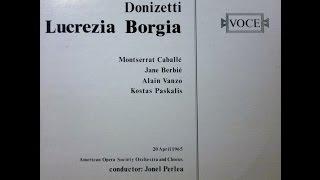 Montserrat Caballe's American Debut - Lucrezia Borgia 1965 Full Opera, Vinyl Source