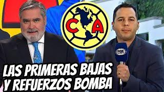 SE ARMA EL NUEVO AMÉRICA ¡CONFIRMADAS LAS PRIMERAS BAJAS Y REFUERZOS TOP! CLUB AMERICA HOY