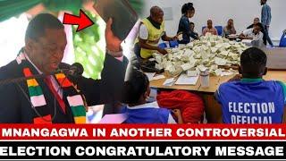 BreakingMnangagwa In Another Controversial Election after send Congratulatory Message to Namibia