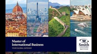 Master of International Business Information Session | Feb. 20, 2024