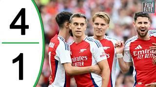 Arsenal vs Bayer Leverkusen 4-1 Extended Highlights & Goals - Friendly 2024