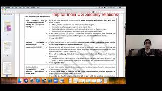 INDIA & US SECURITY RELATIONS