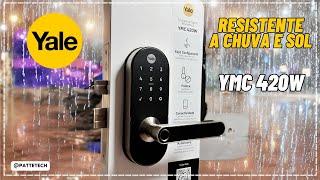 FECHADURA RESISTENTE À CHUVA E SOL - YALE YMC 420W - ZIGBEE 100% CONECTADA - LANÇAMENTO