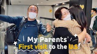 드디어..부모님의 첫 미국방문! 사위와 5년만의 만남 l My  parents' FIRST VISIT to the US! #Seattle Vlog