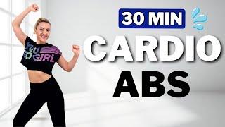 30 Min STANDING CARDIO ABS WorkoutLose Belly Fat & Get AbsNo JumpingNo Repeat