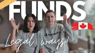 5 LEGAL WAYS to show your Proof of Funds | International students in Canada #studyincanada