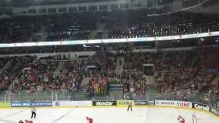 Minsk Arena Belarus against germanium wave of Belarusians