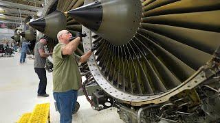 How They Rebuild US Air Force's Biggest Jet Engines