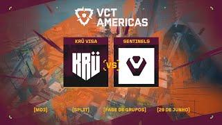 Sentinels x KRÜ VISA (Mapa 2: Split) | VCT Americas