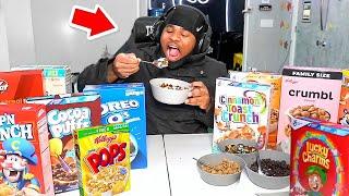 Fanum Does A Cereal MUKBANG!