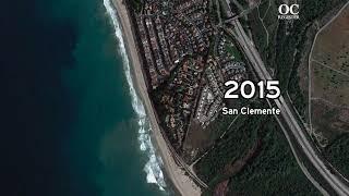 Sand erosion in San Clemente