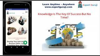 Import Export Business Training Mobile App | How To Start Export Business From India | Search Buyer