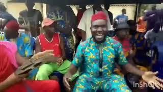 Eze ogbuefi udunede of aboh in okija ,(all aduku ) dancing