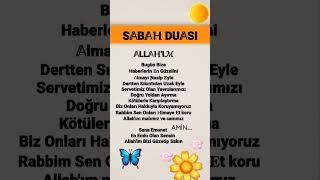 Sabah Duası #güzelsözler #dua