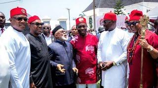 Obi Cubana,Chris Ngige,Gov Soludo, Anambra Son's & Daughters At Burial Of H.E. Dr Chukwuemeka Ezeife