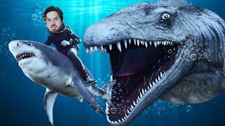 DOMEI UM MEGALODON E EXPLOREI O FUNDO DO OCEANO DO ARK!