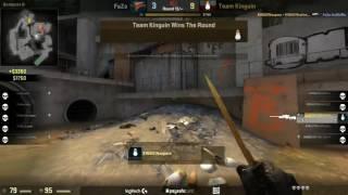 CS:GO - Szpero 1vs3 clutch with AWP - Team Kinguin vs FaZe