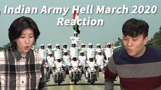 Indian Army Hell March 2020 71st Republic Day celebration Reaction ｜ Indian Republic Day