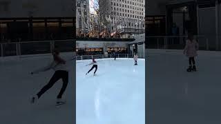 I want ice skating in New York