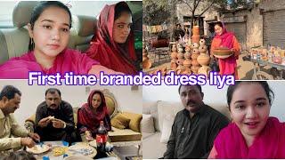 First time branded kapry liye | gold ki julri gum hogyi Sitara Yaseen vlogs