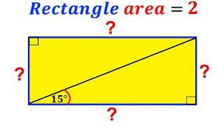 Can you find the Length and Width? | (Rectangle) | #math #maths | #geometry