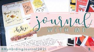 JOURNAL WITH ME | 2 | journaling with watercolor #myabidingjournal2021