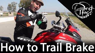 This will save your life! How to trail brake on the street.