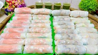 ก๋วยเตี๋ยวลุยสวนชิ้นละ10บาท ขายดีจนห่อไม่ทัน! สูตรน้ำจิ้มรสเด็ด!