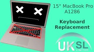 15" MacBook Pro A2186 Keyboard Replacement