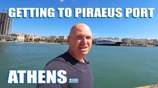 How To Get To Piraeus Port In Athens Greece: X96 Bus and Metro Line 1