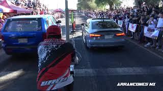 Cherokee Procharger Vaca Blue vs RS3 Stage 2 El General | Arrancones Mx