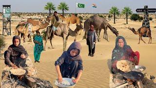 Desert Camel Women Morning Routine In Hot Summer Pakistan | Traditional life Pakistan