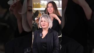 Наша героиня решилась на смелый эксперимент — отращивать седые волосы.Но, к сожалению, густая седина