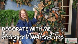 Designer Tips for Decorating a Christmas Tree I Luxe Rustic Woodland Design