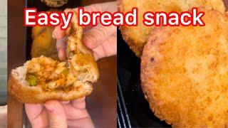 Easy Bread snack | Evening snack #eveningsnack #breadsnack #food #recipe #Breakfast