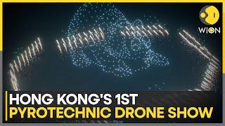 Hong Kong Hosts First Pyrotechnic Drone Spectacle | World News | WION