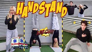 Handstand lernen mit meinem besten Freund  er überlebt knapp  | MaVie Noelle