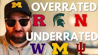 Big Ten Football's Most Over and Under Rated Teams Headed into 2024