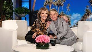 Ellen Shows Jane Fonda How to Walk the Runway