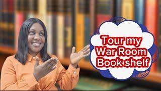 A Journey Through My Christian Book Collection | Tour My Bible Study/War Room Book Shelf