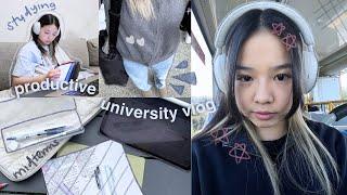 university vlog ‍ (midterm test, chill days at akl uni & more)