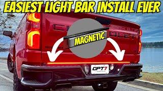 Easiest Tailgate Light Bar to Install Ever! OPT7 Redline Series.