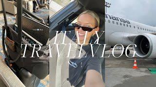 Italy Travel Vlog | Airport Outfit, Arriving in Italy for the Wedding