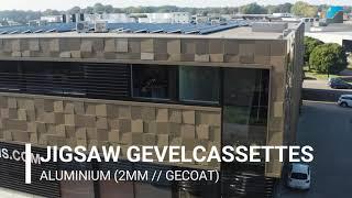 Aluminium (2mm) exterior in jigsaw panels // John Beerens - Goirle