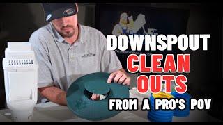 Drainage Contractor Talks Downspout Cleanout Options Tampa Florida [ French Drain Man Reviews ]