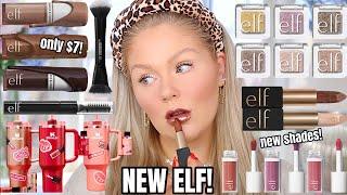 Testing *NEW* VIRAL elf Makeup Camo Liquid Bronzer, Glitter Shadows, Shimmer Balms, Stanley's +more