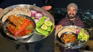 JAISALMER FORT के TOP पर कभी लाल मांस खाया है | Rajasthani जैसलमेरी लाल मास | Jaisalmer Food Tour