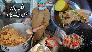 Malang Jan Beef Pulao Turnol Islamabad | Chapli Kabab & Rosh | Pakistan Street Food