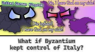 What if Byzantium kept control over Italy?